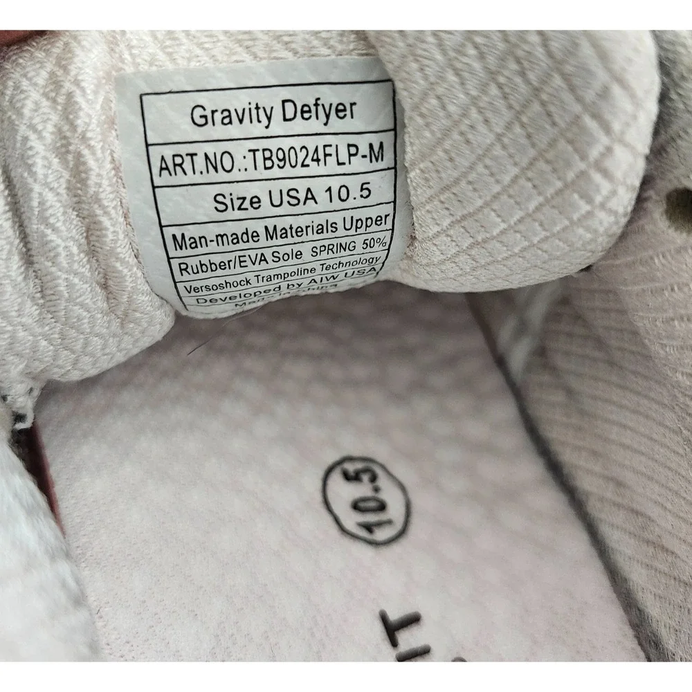 Gravity Defyer feature rubber athletic