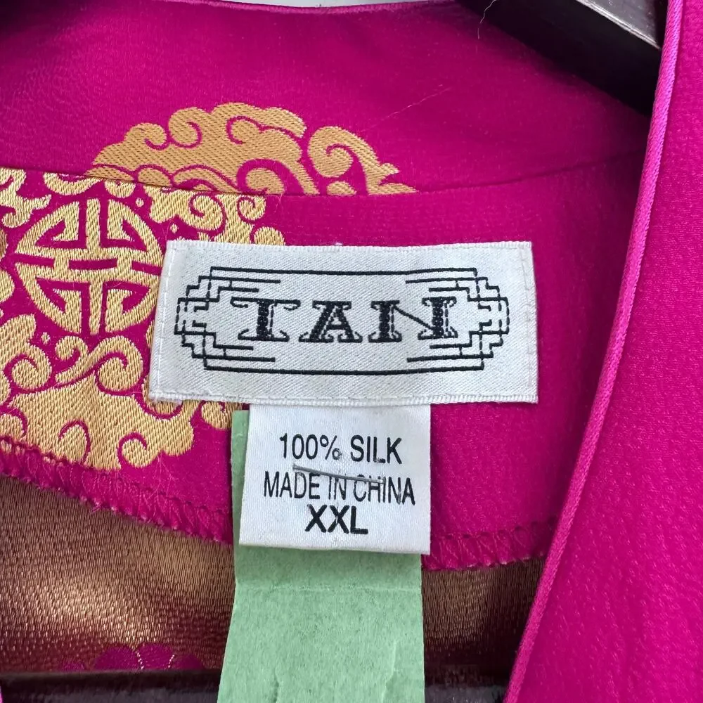 TAN large brocade