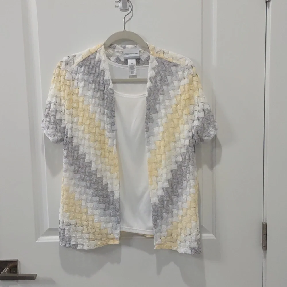 Alfred Dunner Sweater PM Yellow