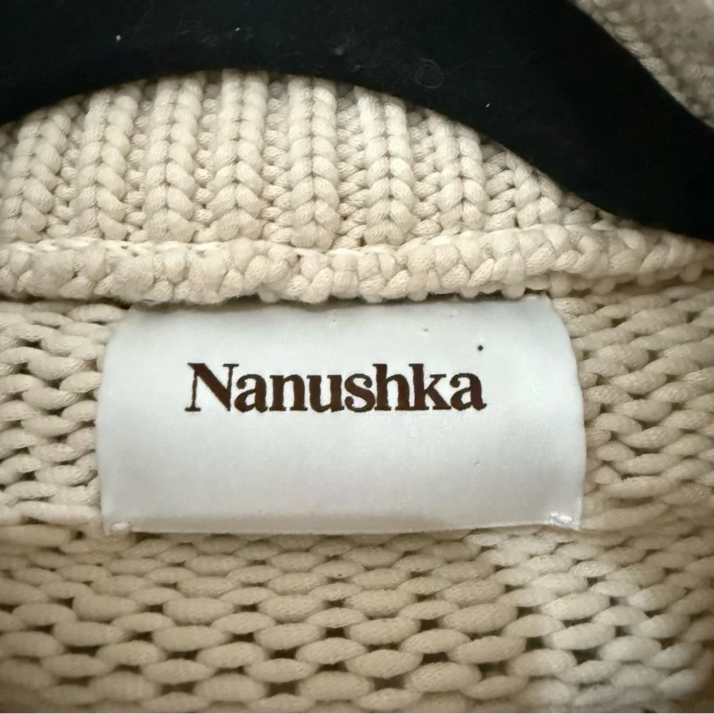 Nanushka zip knit sewn