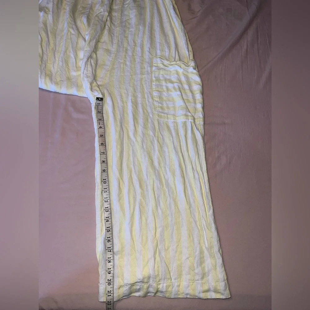 Stoney Clover Lane x Target Yellow & White Striped Jumpsuit Size S