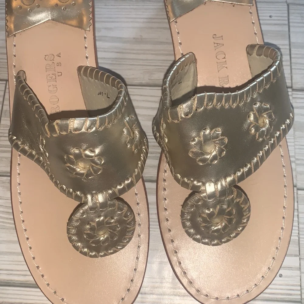 Jack Rogers classic gold