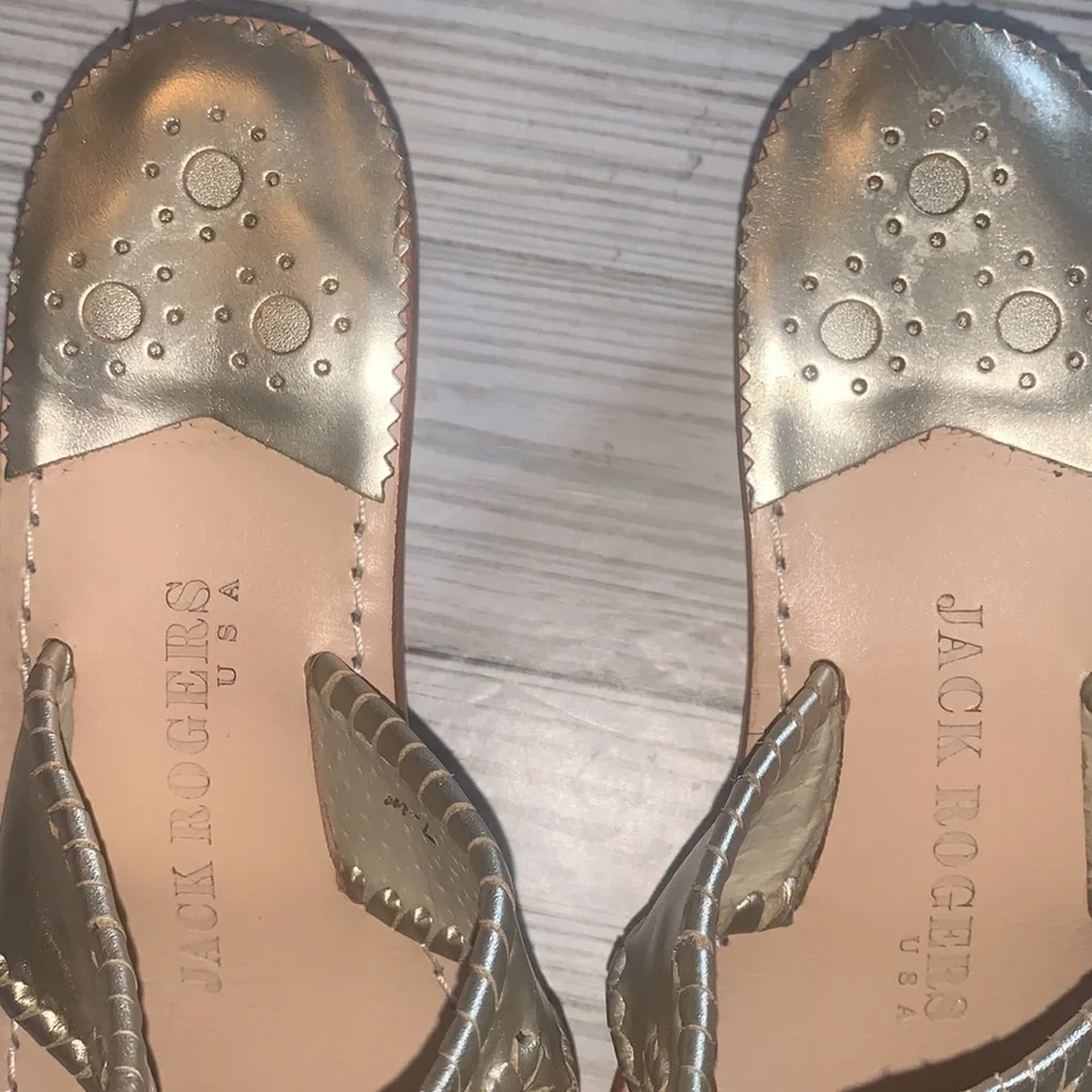 Jack Rogers classic gold