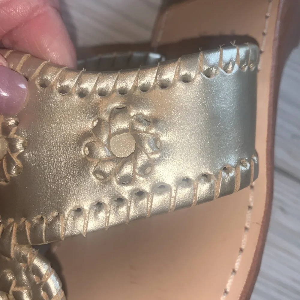 Jack Rogers classic gold