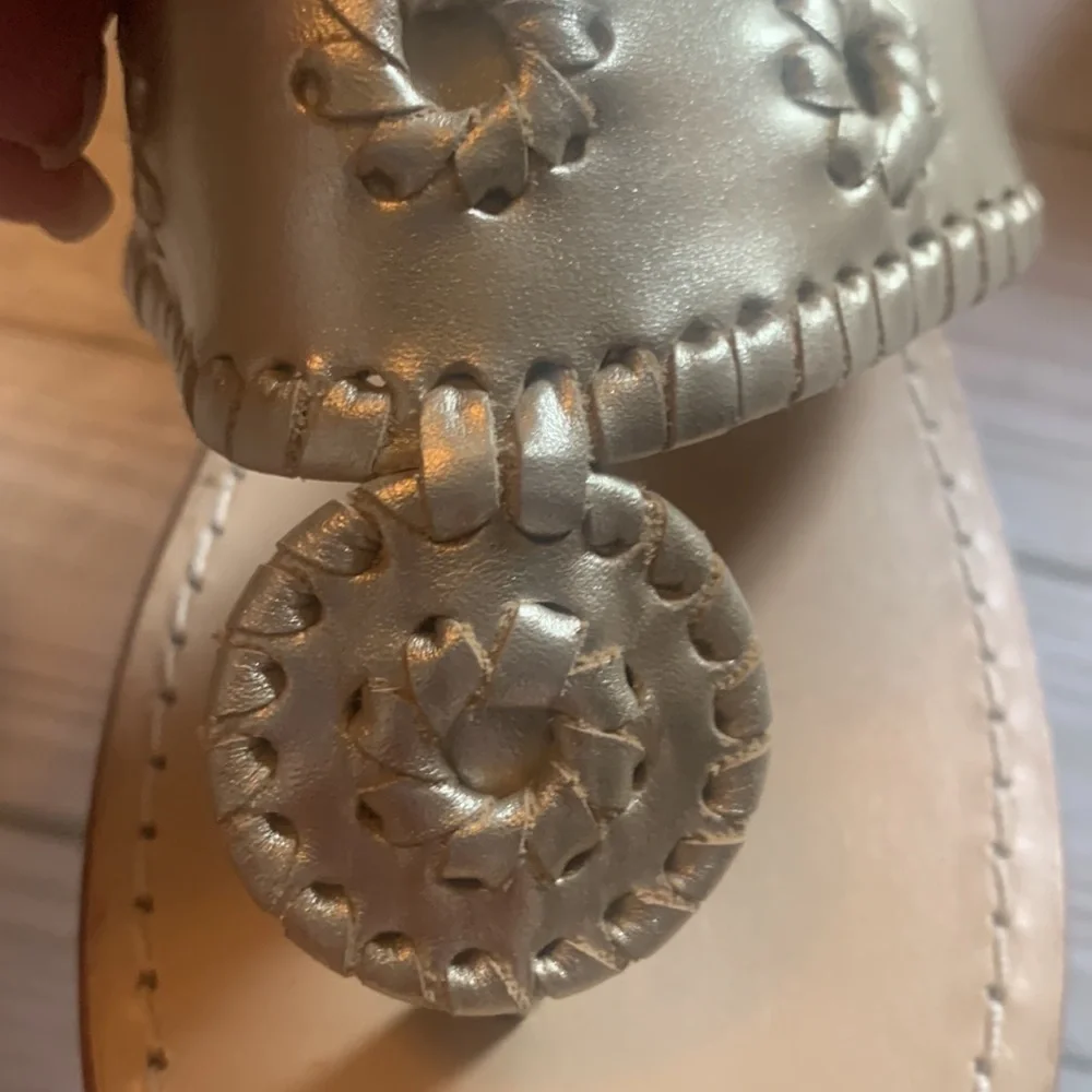 Jack Rogers classic gold