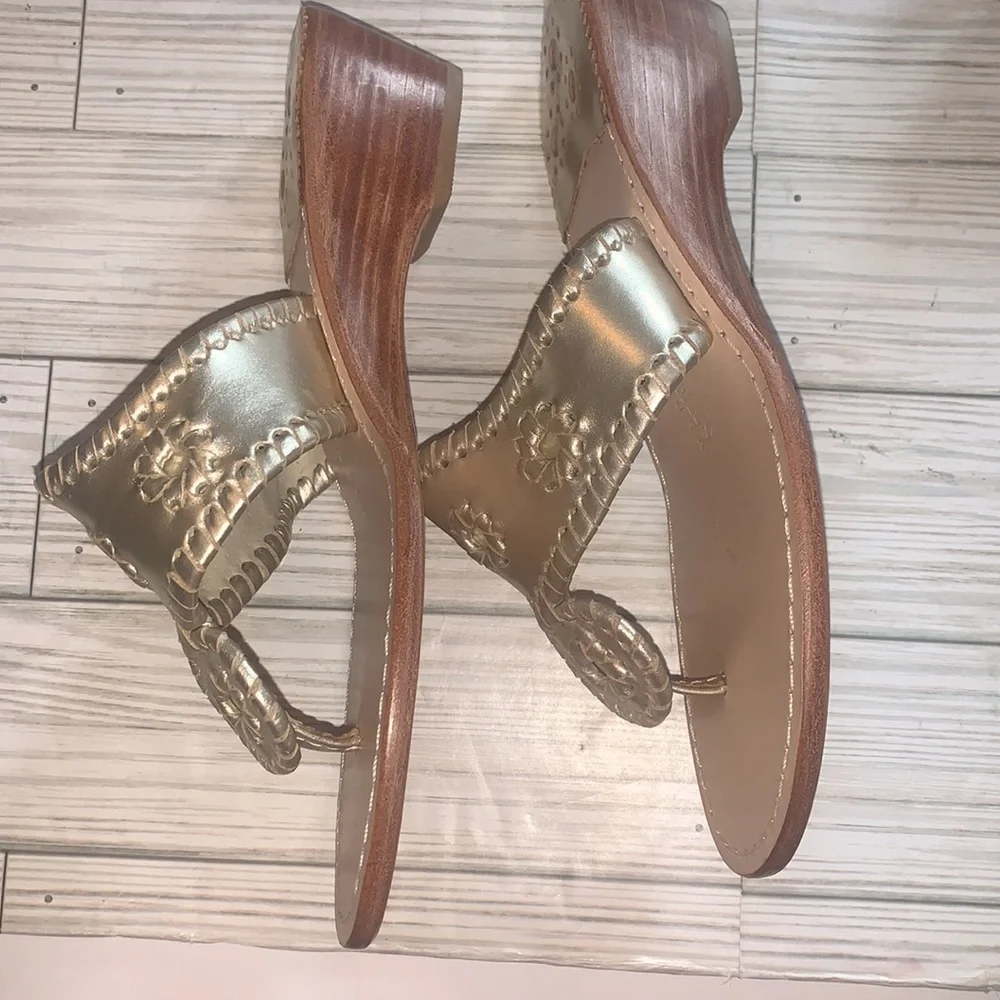 Jack Rogers classic gold
