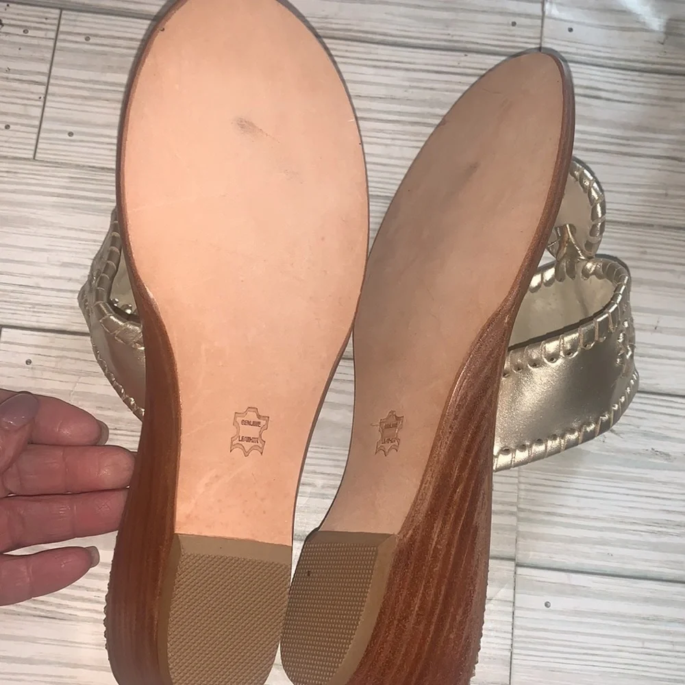 Jack Rogers classic gold
