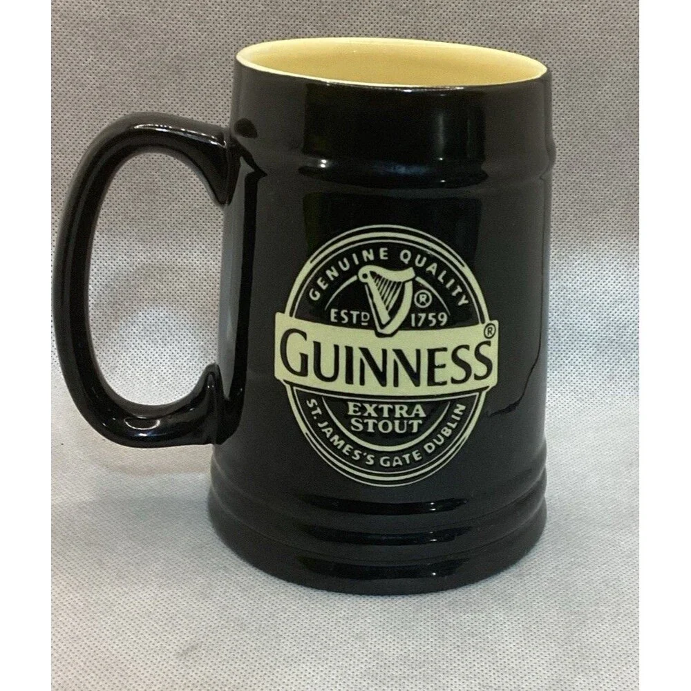 Tall Extra Stout Guiness Tankard Mug 5 1/2