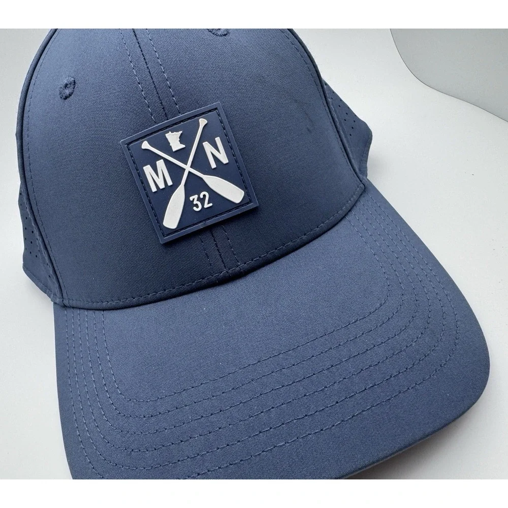 Minnesota Dad Hat Cap Snapback Lake 32 Paddles Sota Clothing Vacation Blue