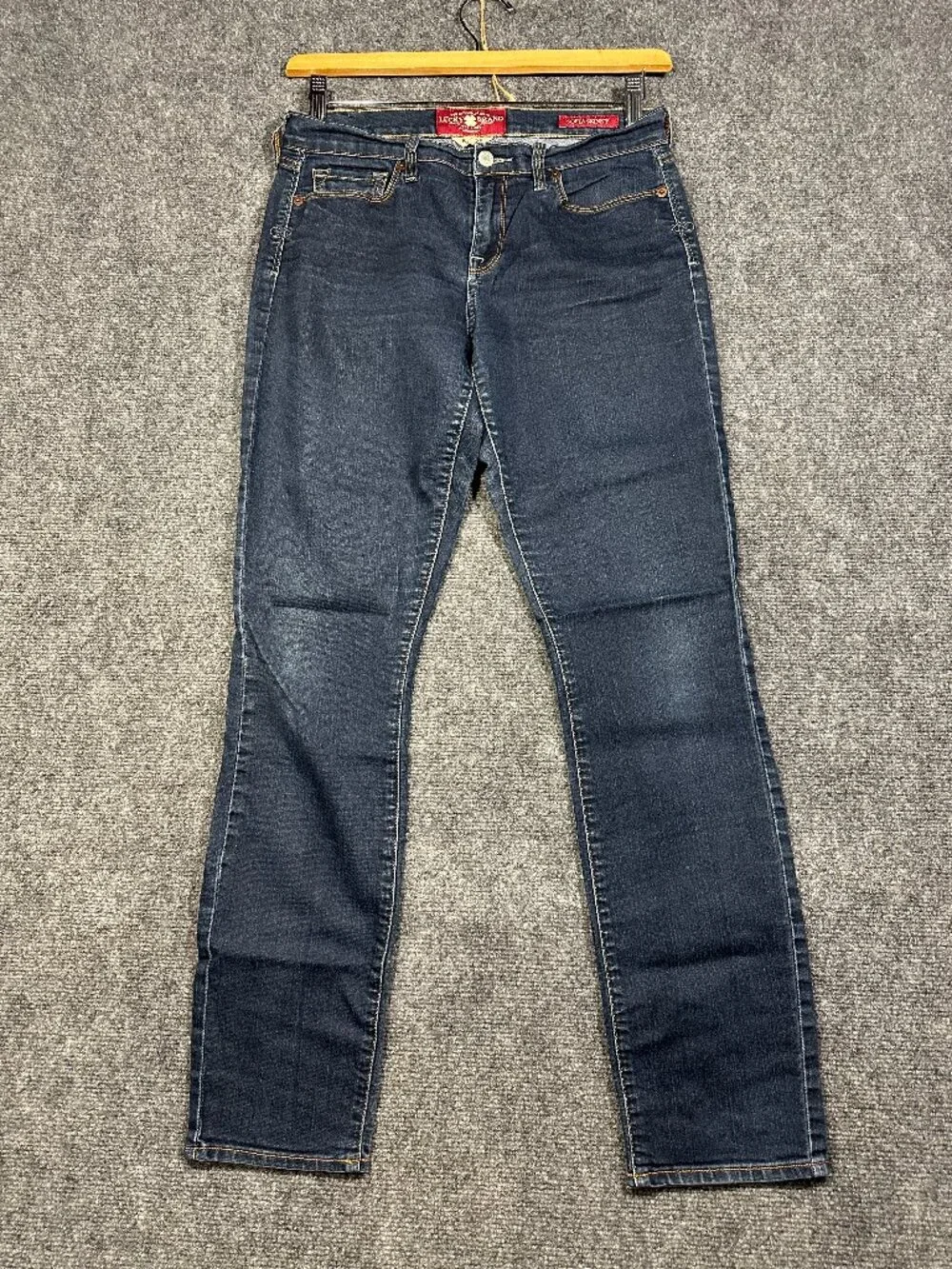 Lucky Brand Jeans Womens 8 Sofia Skinny Cotton Stretch Pockets Logo