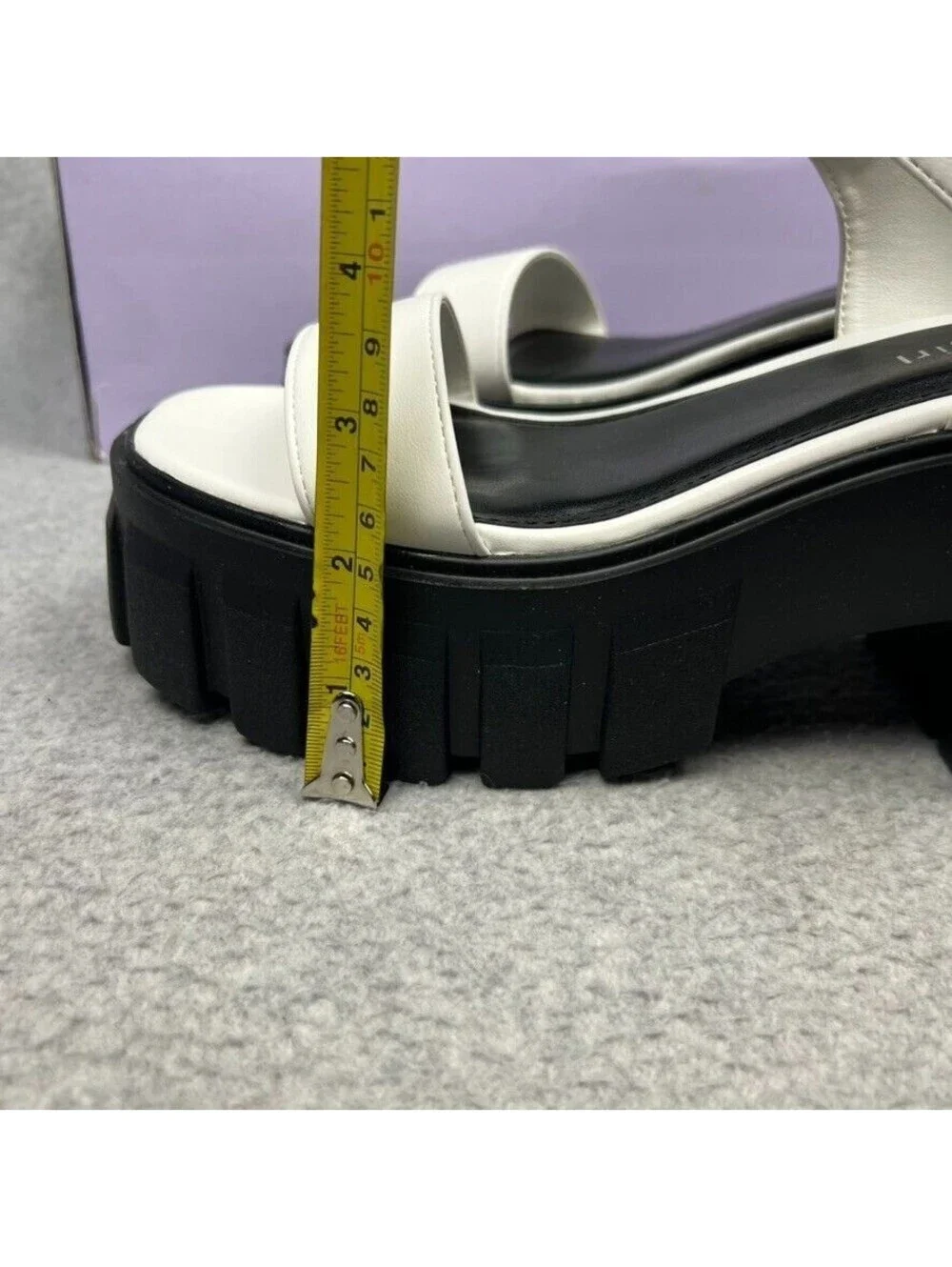 Y2K Madden Girl Womens Chunky Heel Sandals Size 10 M Platform Shoes 90s