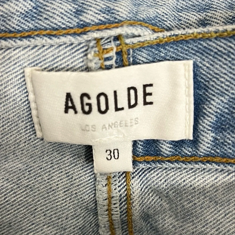 Agolde blue broken