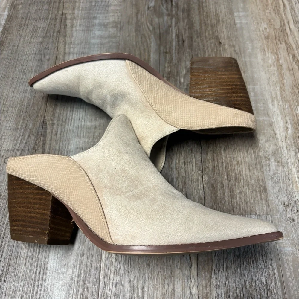 Coconuts by Matisse Leave It Suede Mule Cowgirl Booties
