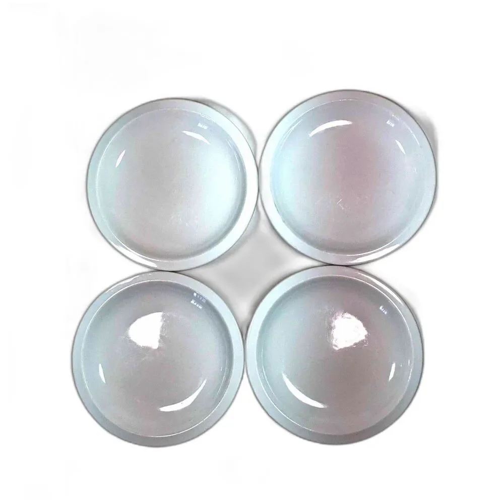 4 Pottery Barn White Plates 8