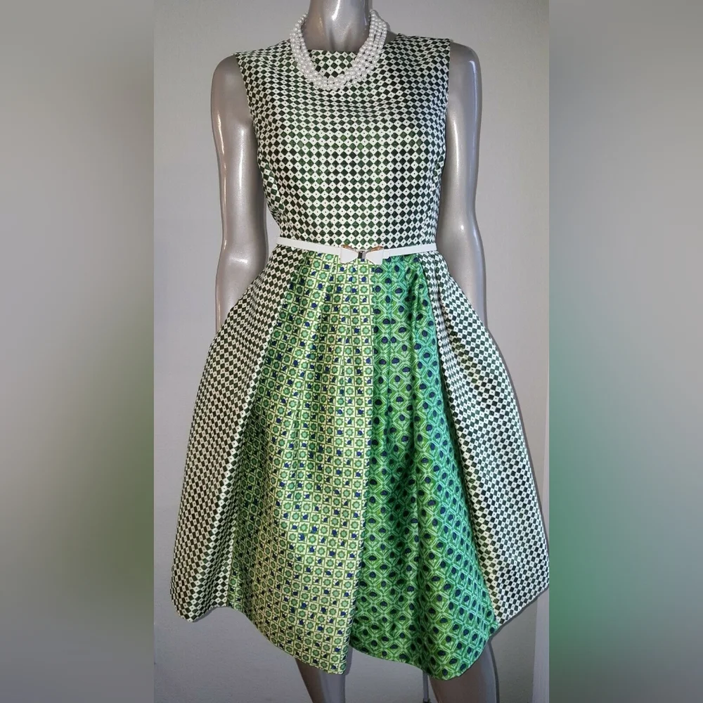 Oscar de la Renta silk not