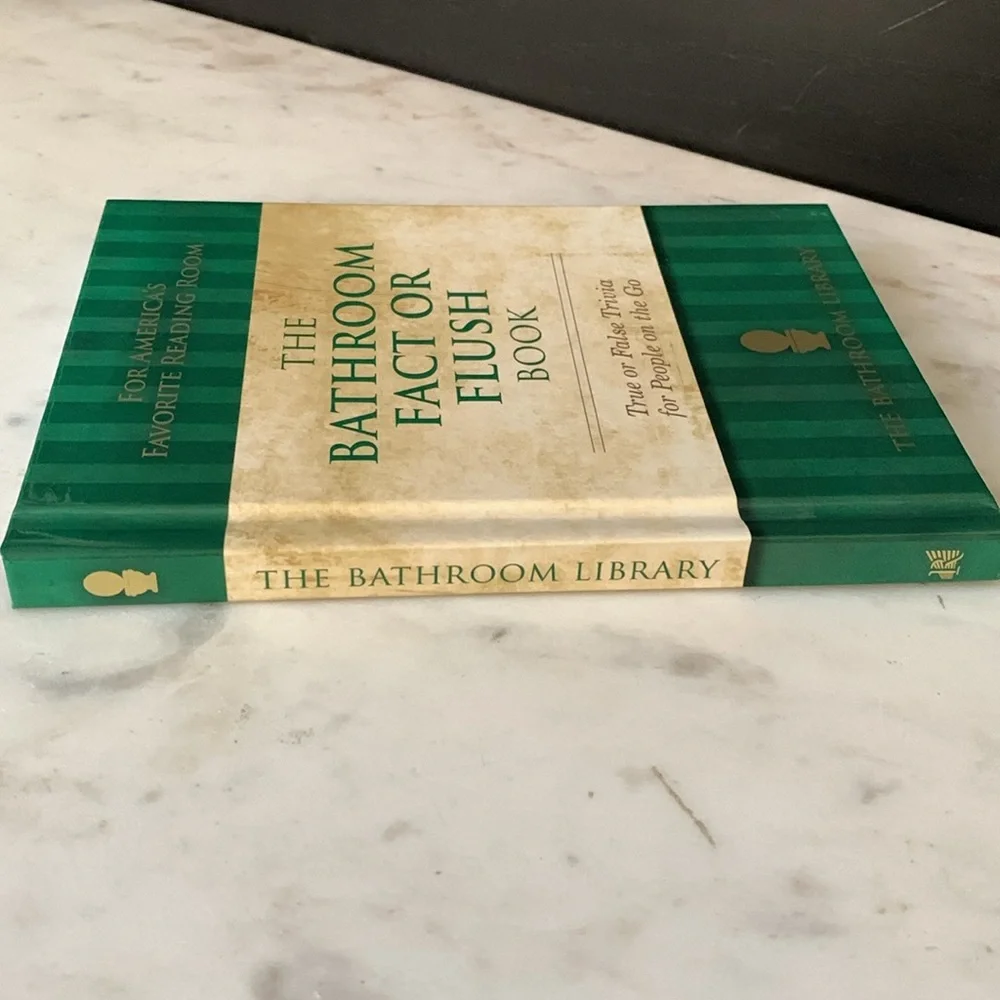 The Bathroom Fact of Flushing Hardcover Book