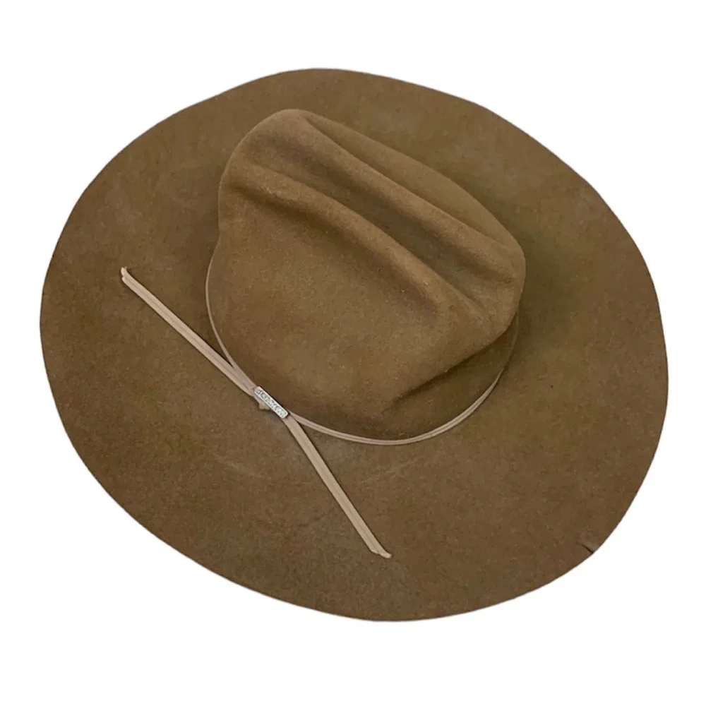 Serratelli Cattlemen’s Hat 2x Entre III Pecan 4 inch Size 6 7/8 Cowboy Hat