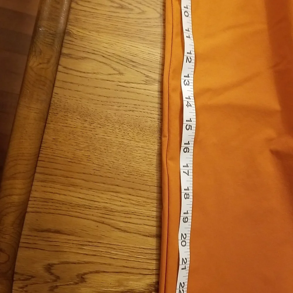 Pumpkin color fall wide leg pants by Lovepoem size large