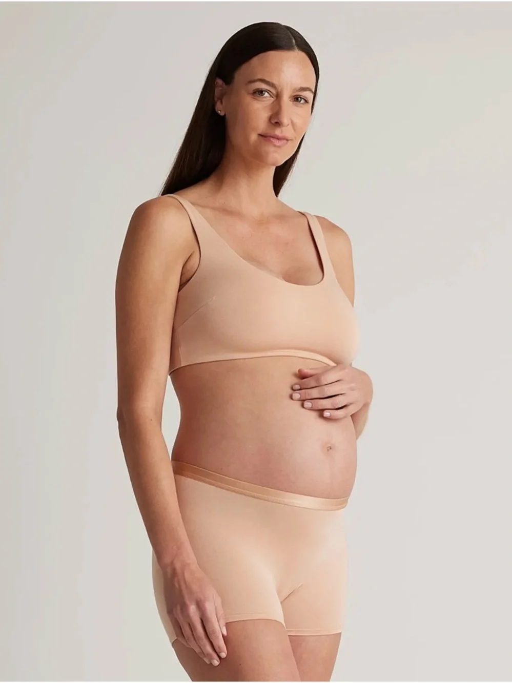 Quince Maternity and postpartum bralette 2 pk Size Large 461