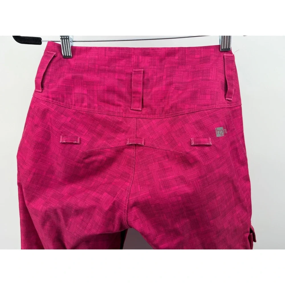 Patagonia H2NO Pink Plaid Ski Snowboard Pants Women's XS‎ Insulated Waterproof