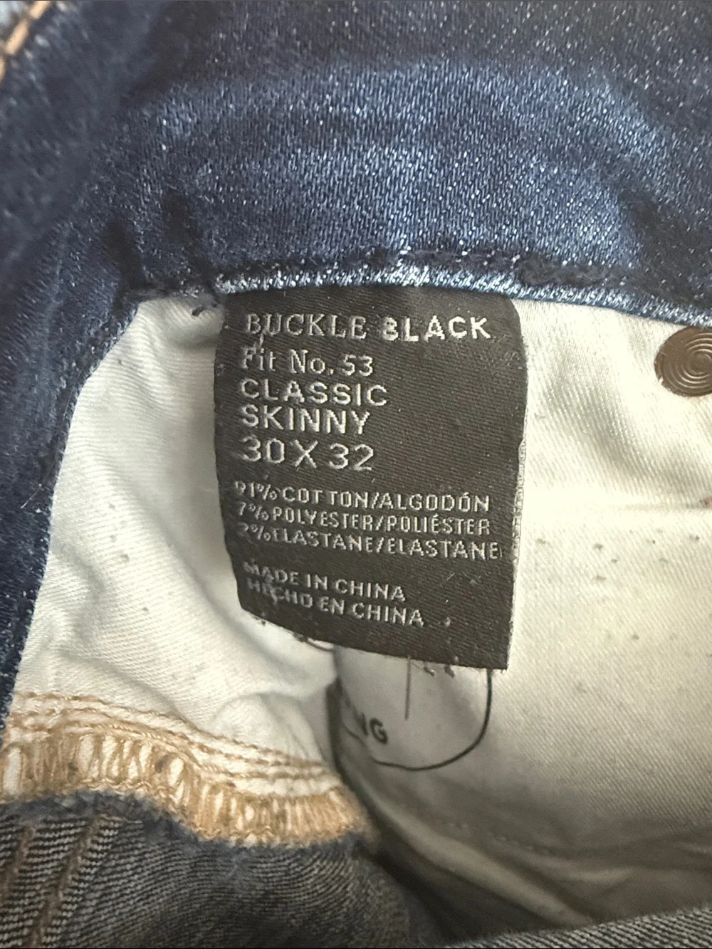 Buckle dark indigo