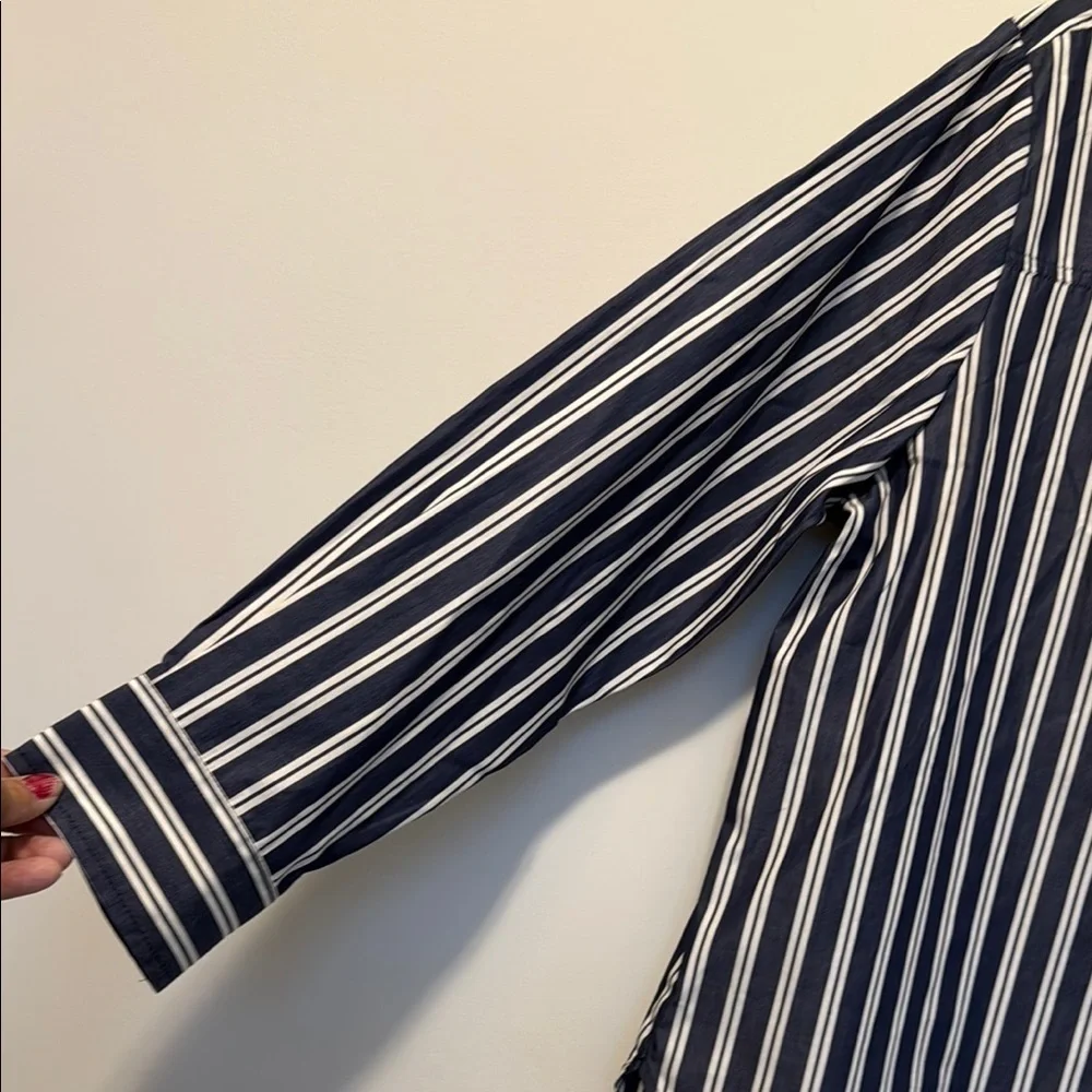 J. Crew Black and White Casual Button Down Shirt