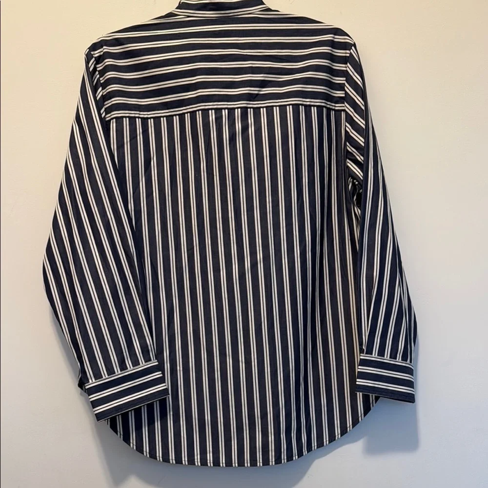 J. Crew Black and White Casual Button Down Shirt