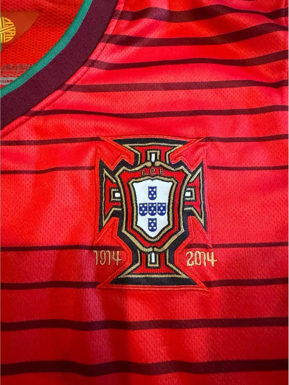 Nike Soccer Jersey Tshirt Portugal 2014-15 Red Shirt Sz sm