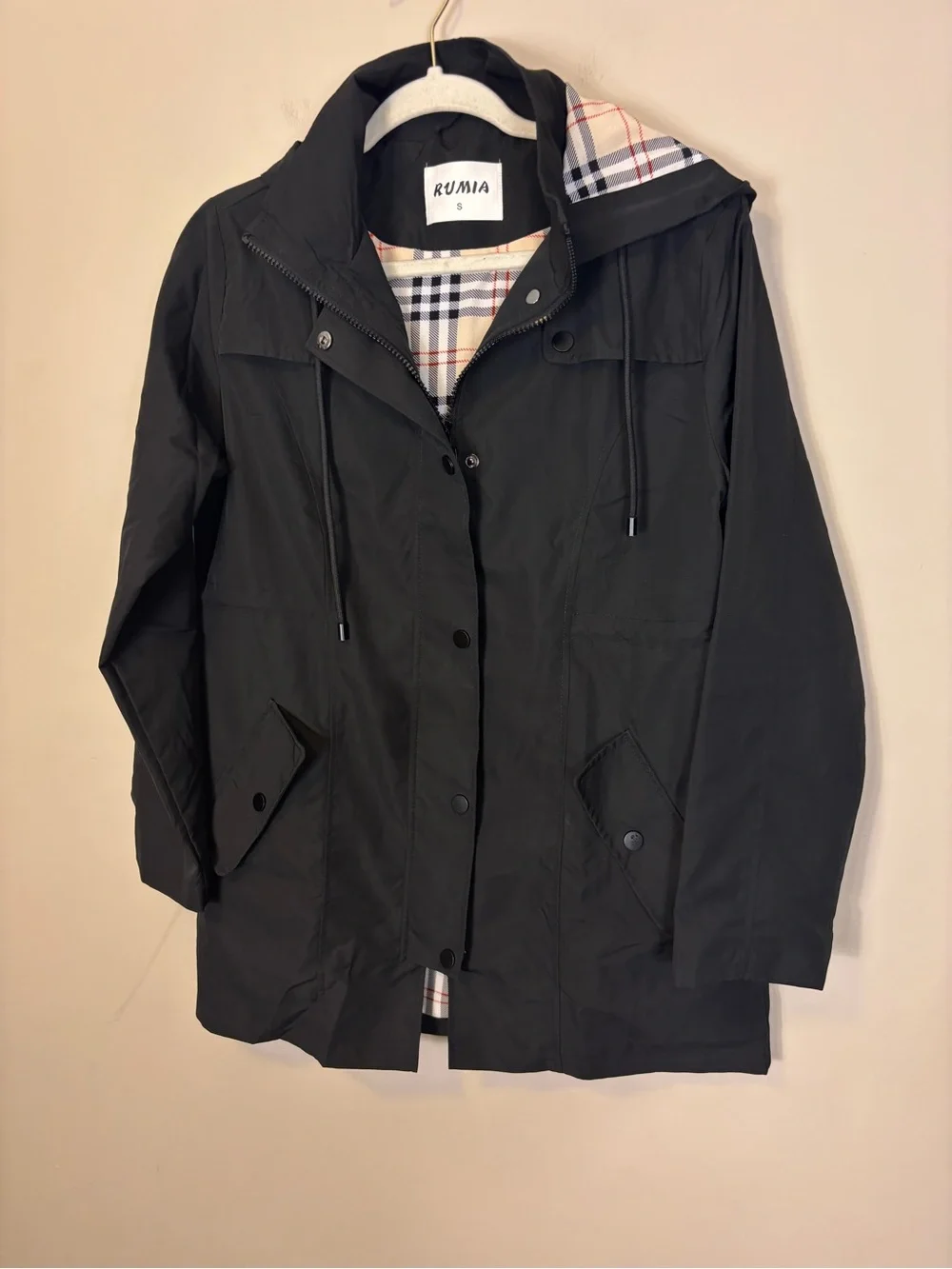 No Brand hooded trench