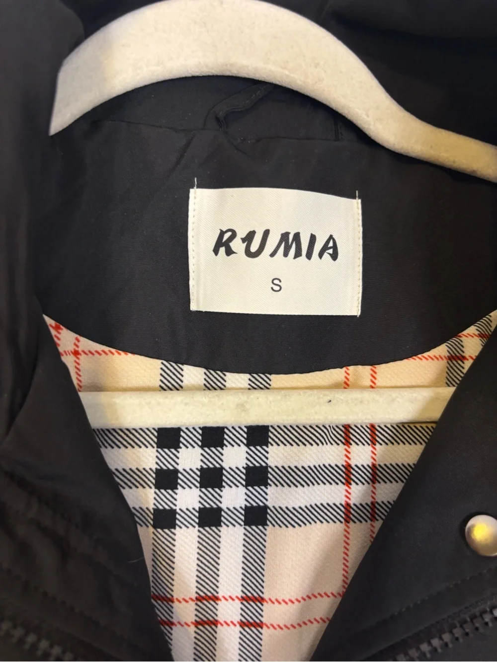 No Brand hooded trench