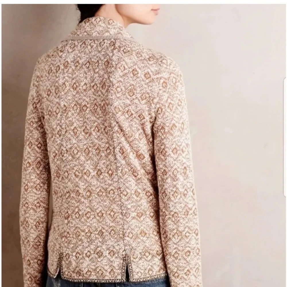 Anthropologie beige brown