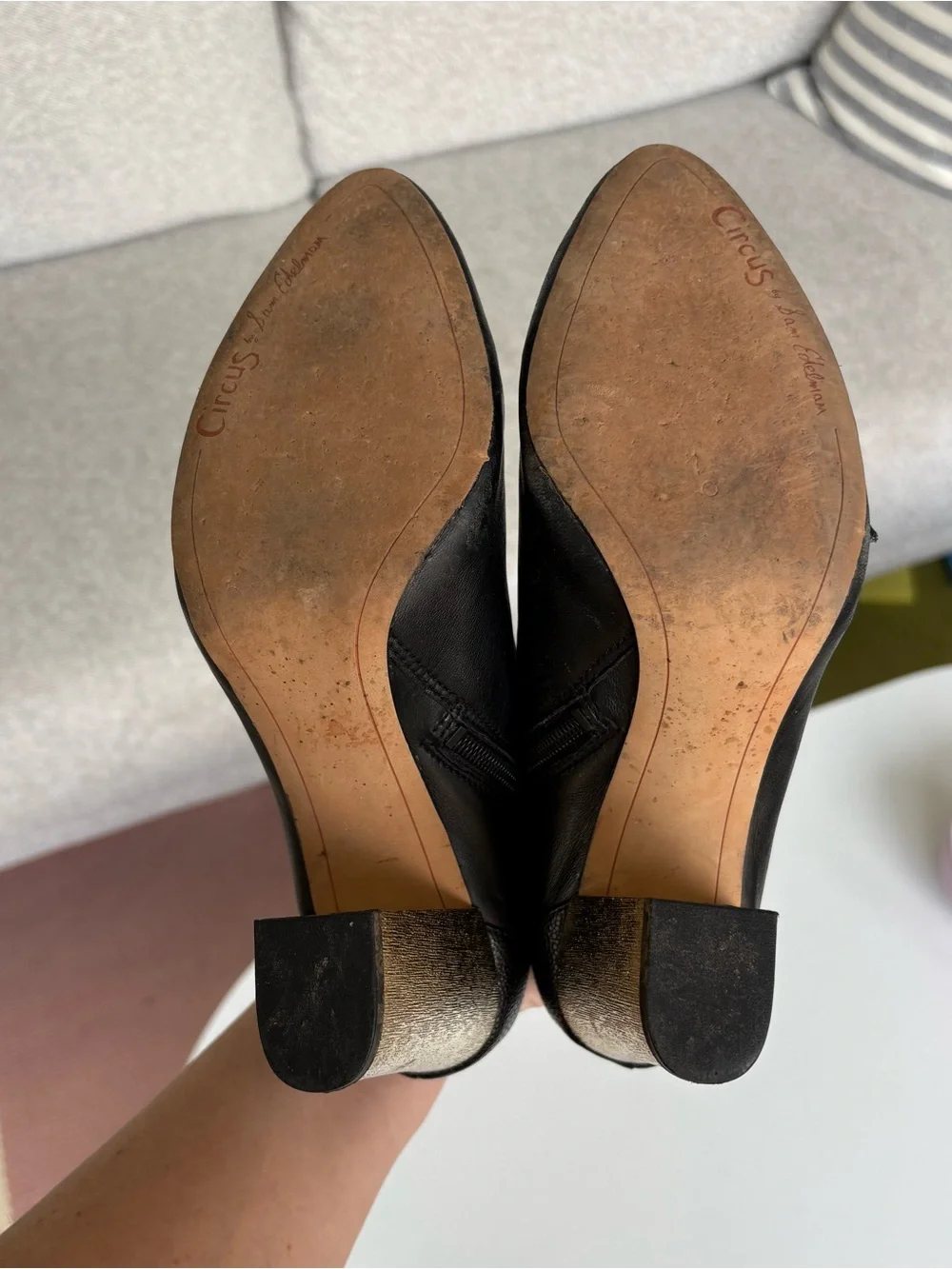 Circus by Sam Edelman wear about 75”