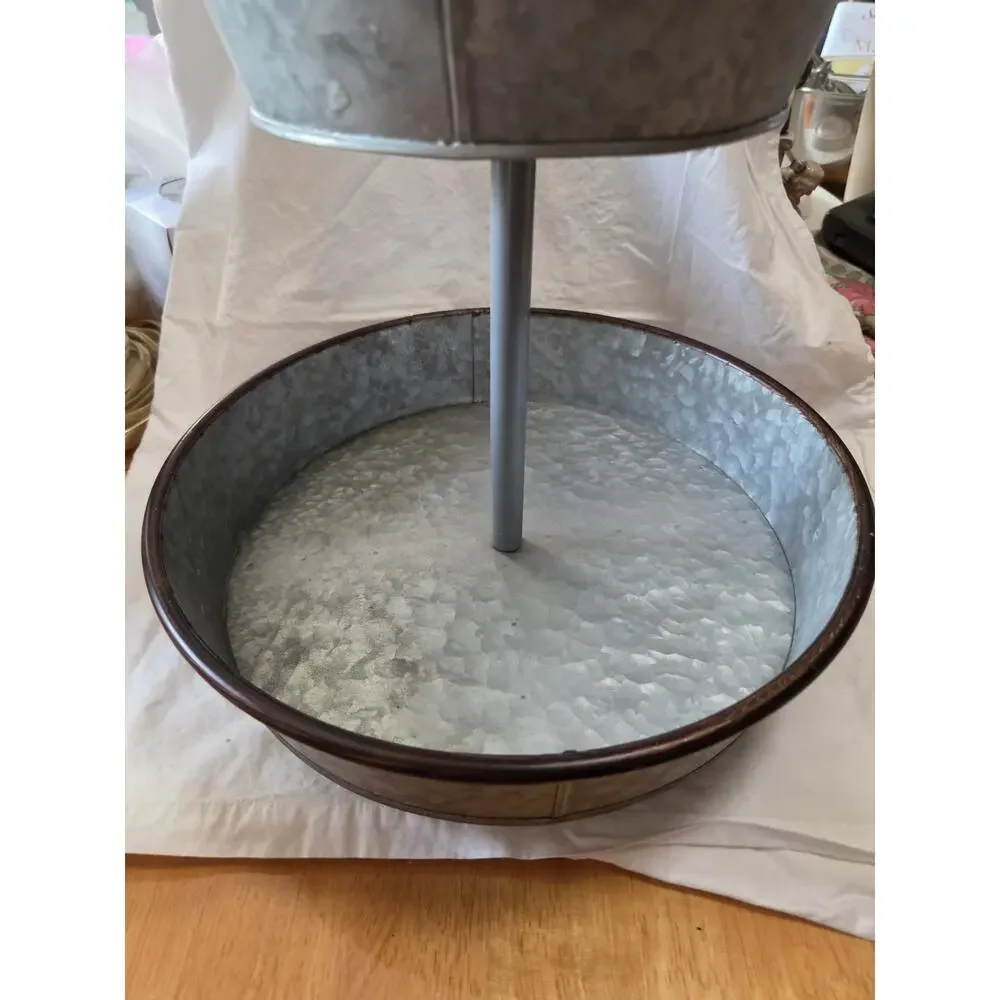 Unbranded galvanized tier