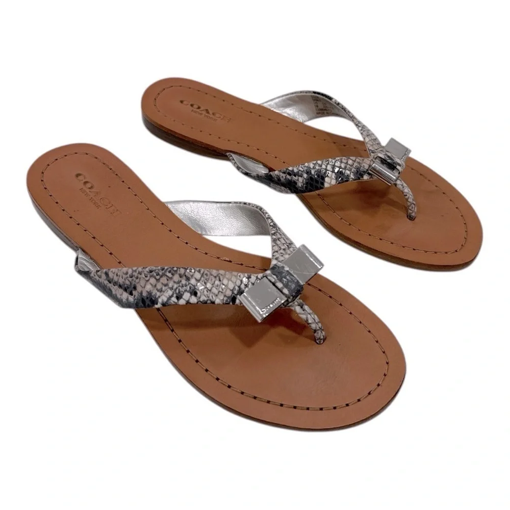 Coach these sandals