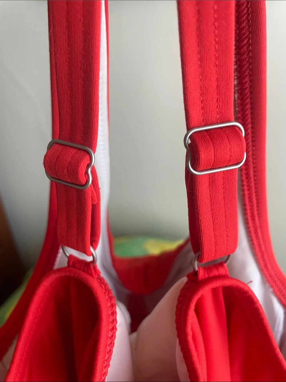 Lands End red solid top