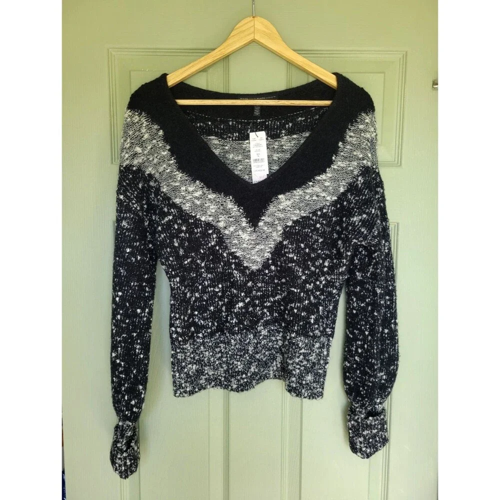 White House Black Market marled knit