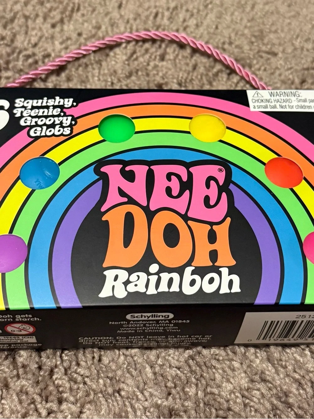 Nee Doh Rainbow Squeeze Balls - Multicolor