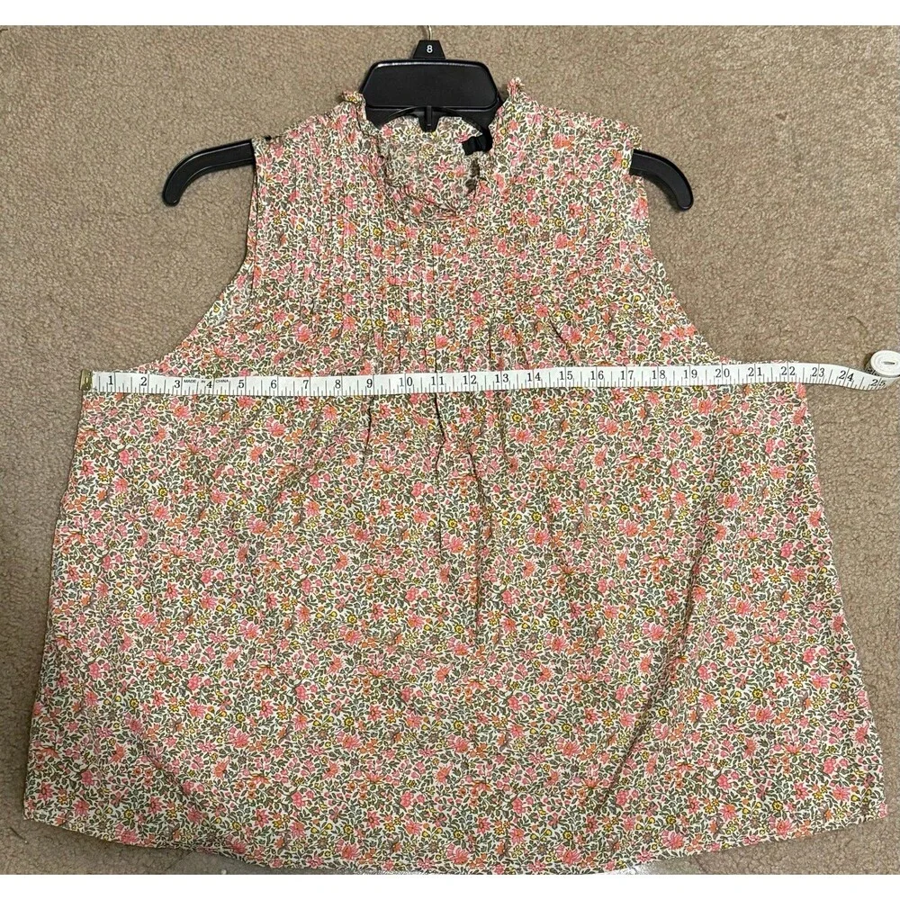 J. Crew ruffled neckline