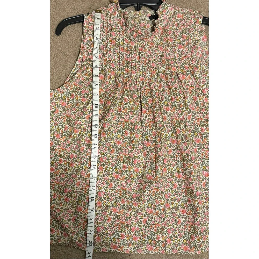 J. Crew ruffled neckline