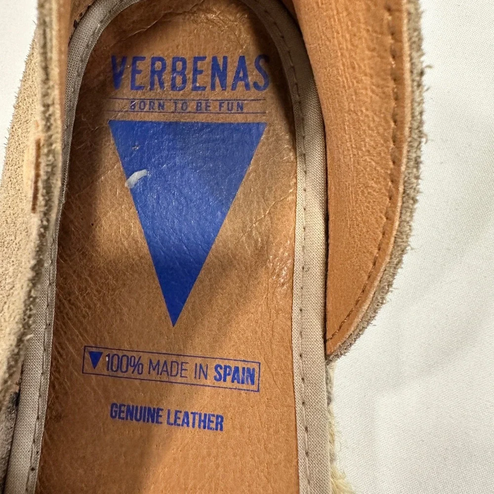 Verbenas cruz espadrille