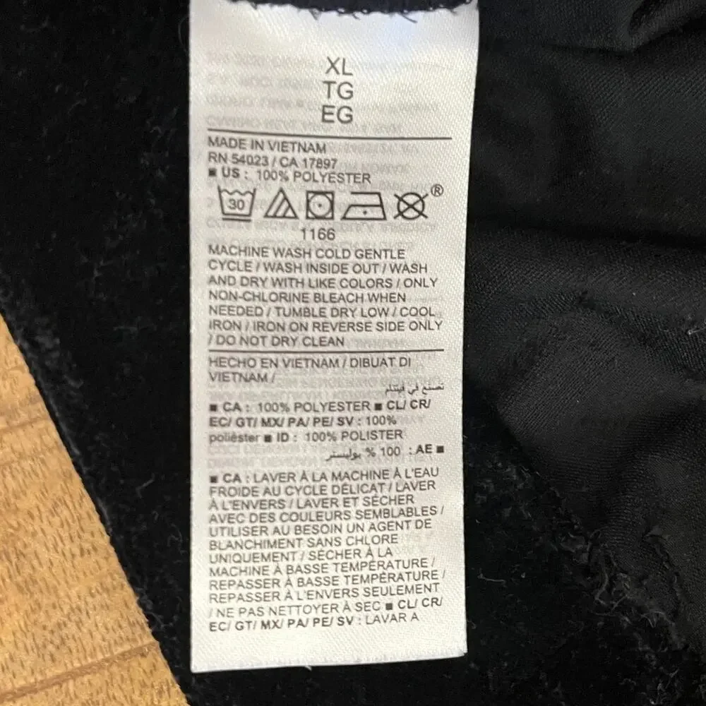 Old Navy years pleated velour