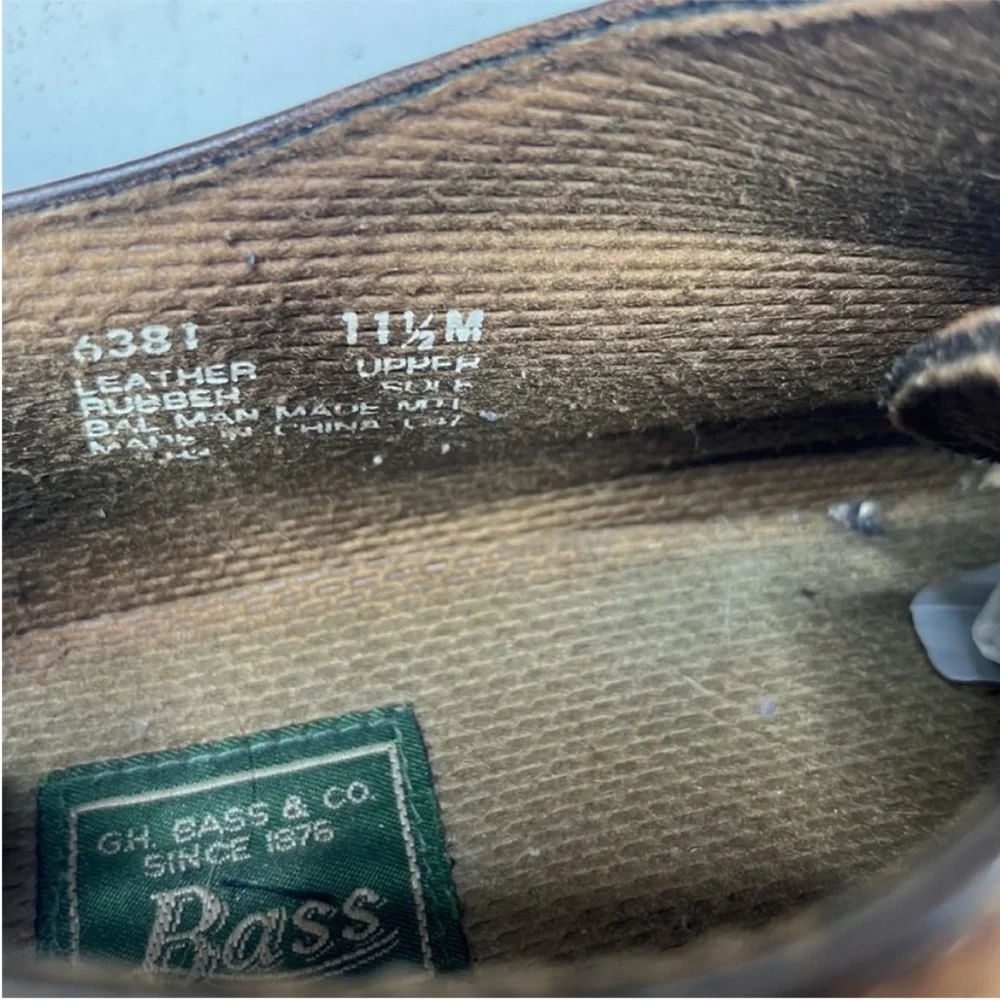 G.H. Bass & Co. classics rubber