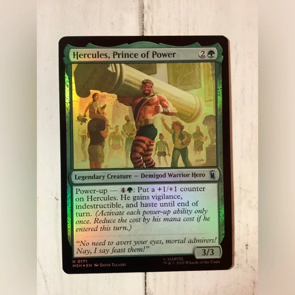Hercules, Prince of Power - 171 - Foil Card Super Heroes