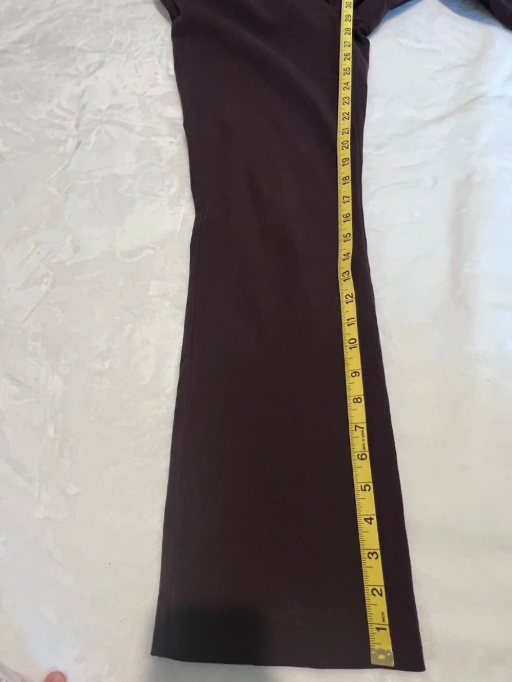 41 Hawthorn Brown Straight Leg Career Pants Size 10 Stretch