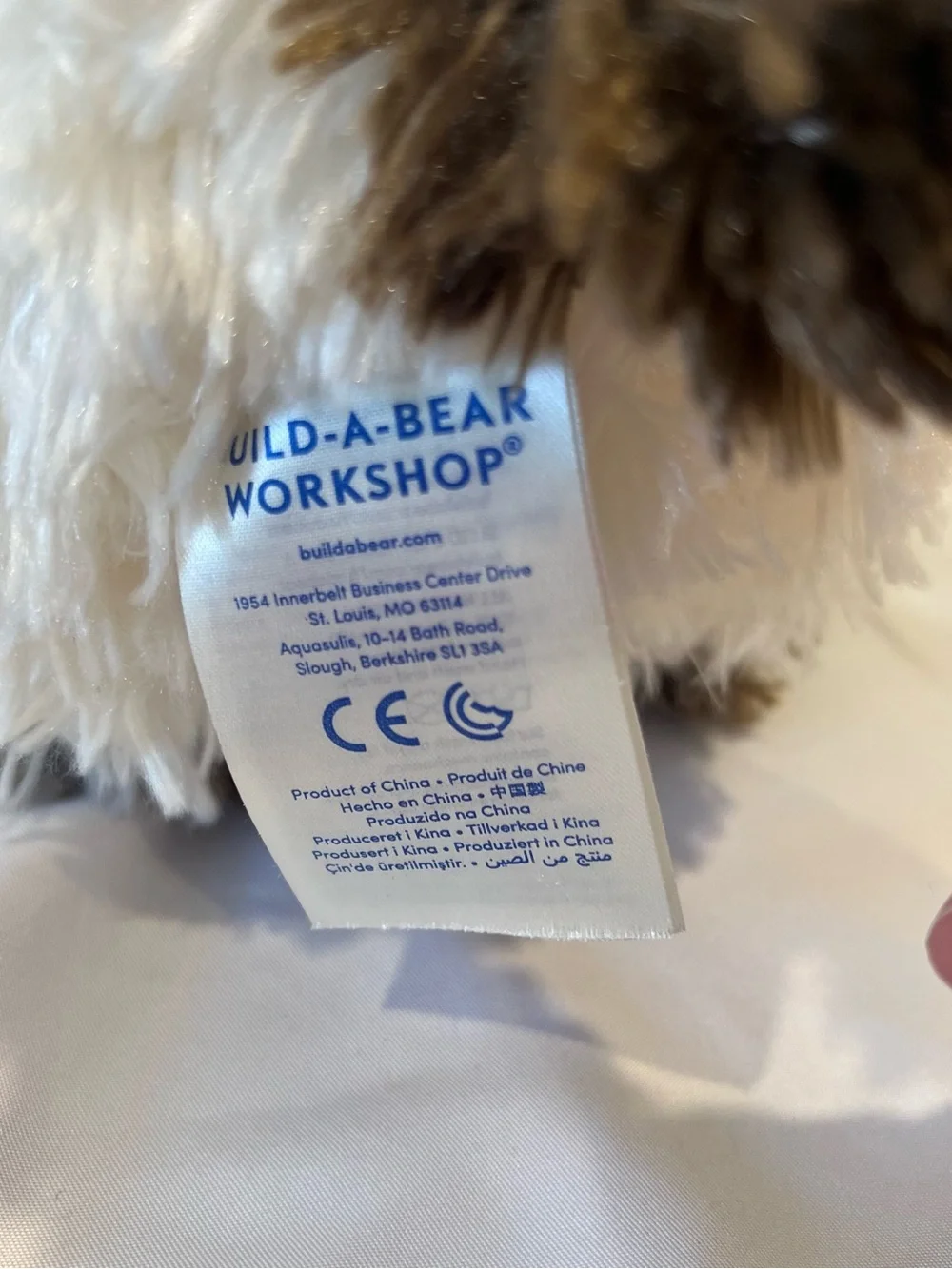 Build A Bear Siamese Cat Plush Blue Eyes Stuffed Animal