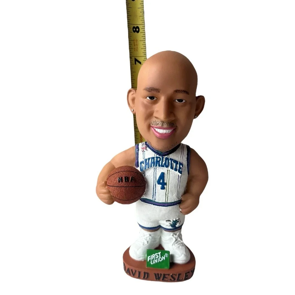 David Wesley Bobblehead NBA Charlotte Hornets Basketball Ticket Stub