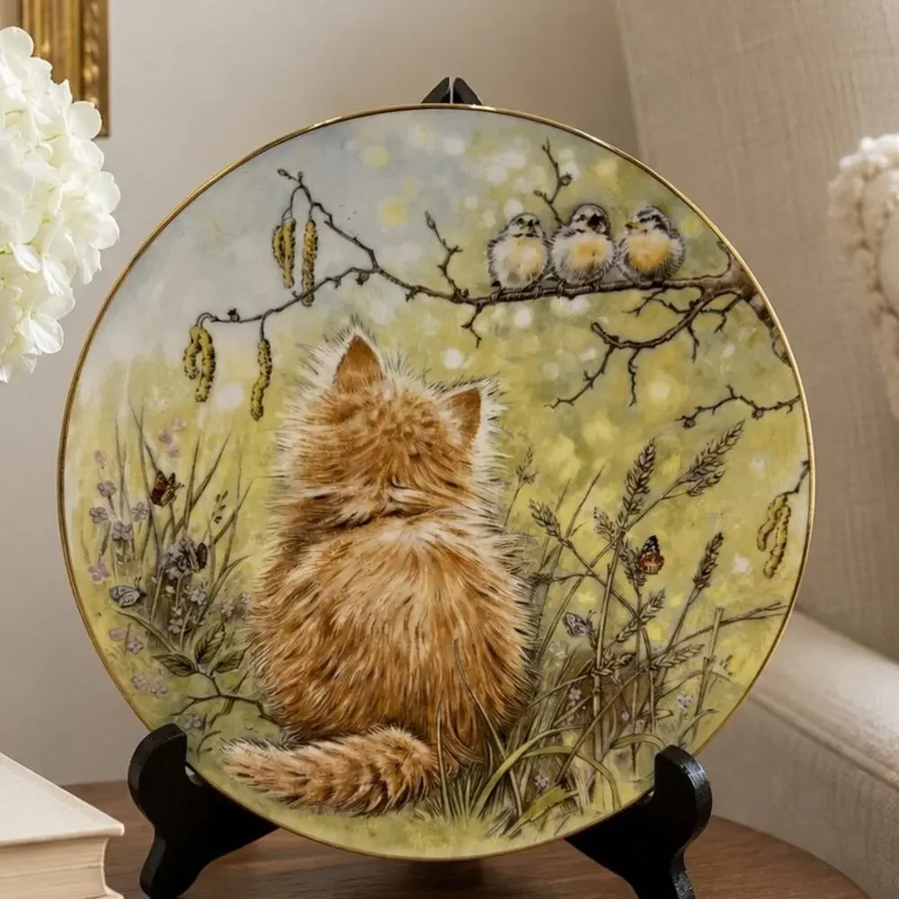 1985 Royal Worcester Kitten Plate