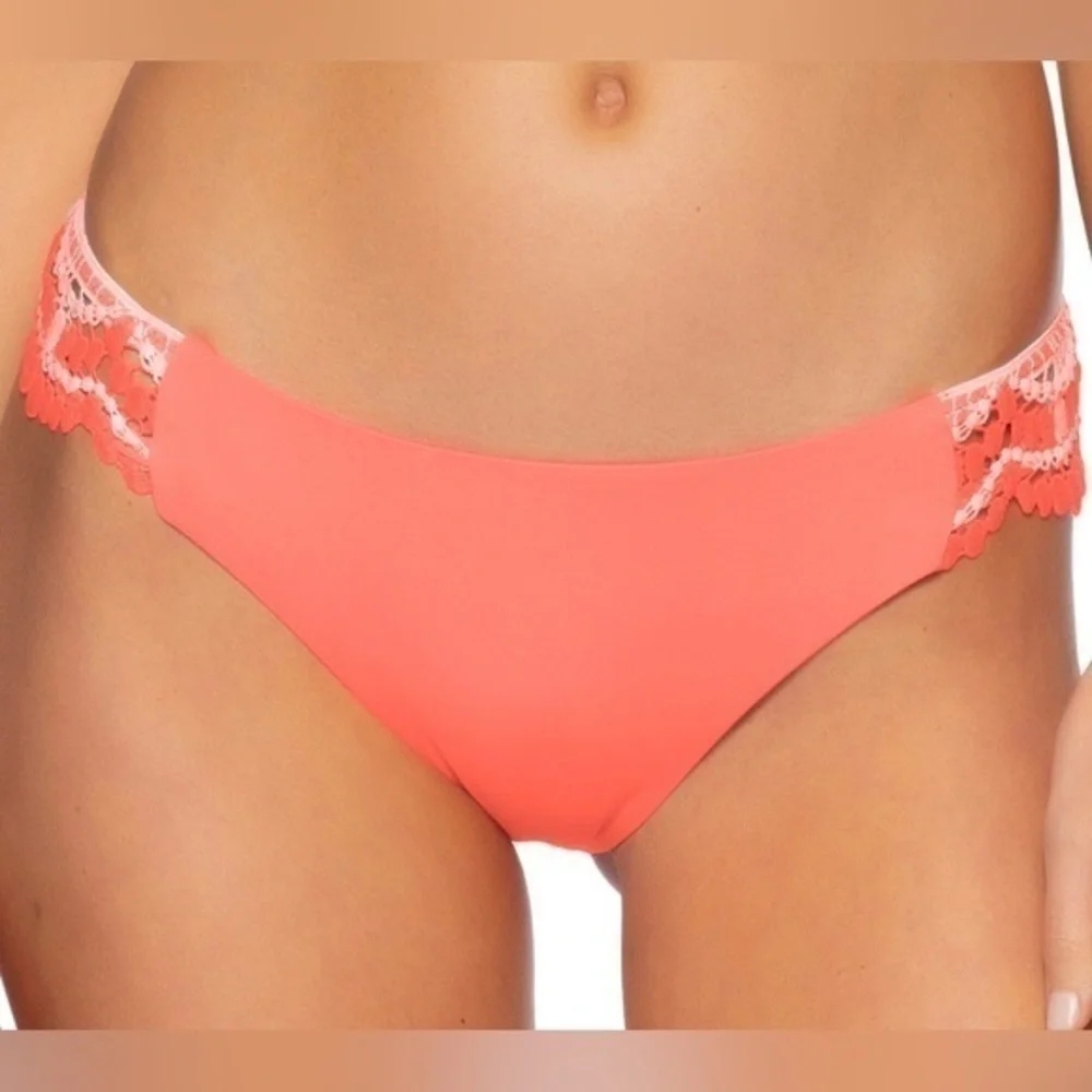 Becca Delilah American Fit Coral‎ Swim Bottoms
