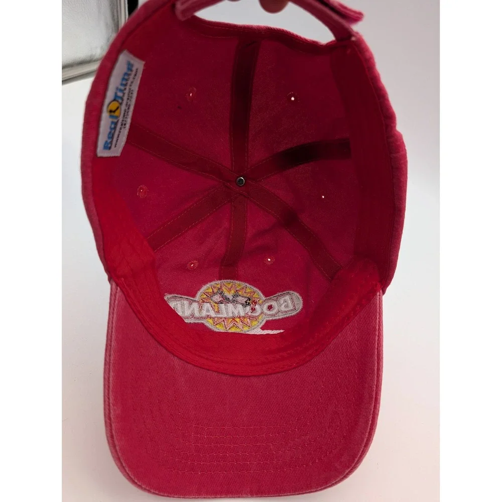 Boomland Missouri Souvenir Hat Red Embroidered Baseball Cap Real Time Products