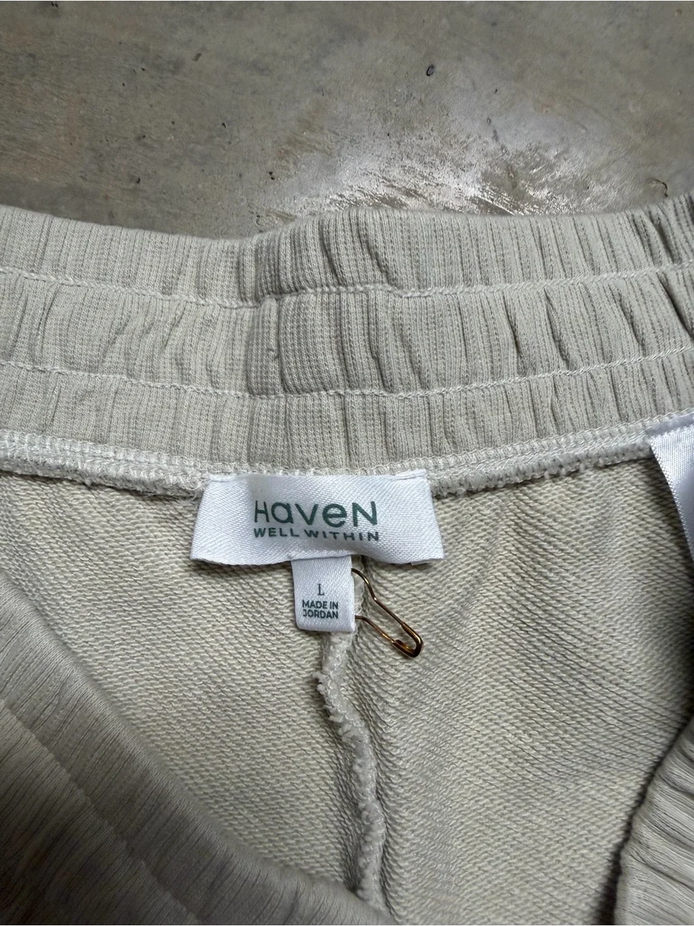 Haven Well Within cream athletic